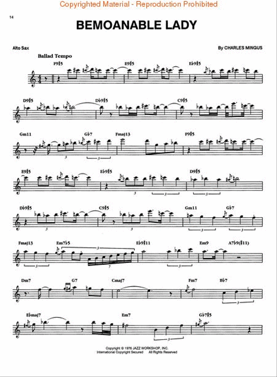 The Eric Dolphy Collection Flute scores gallery preview page 3