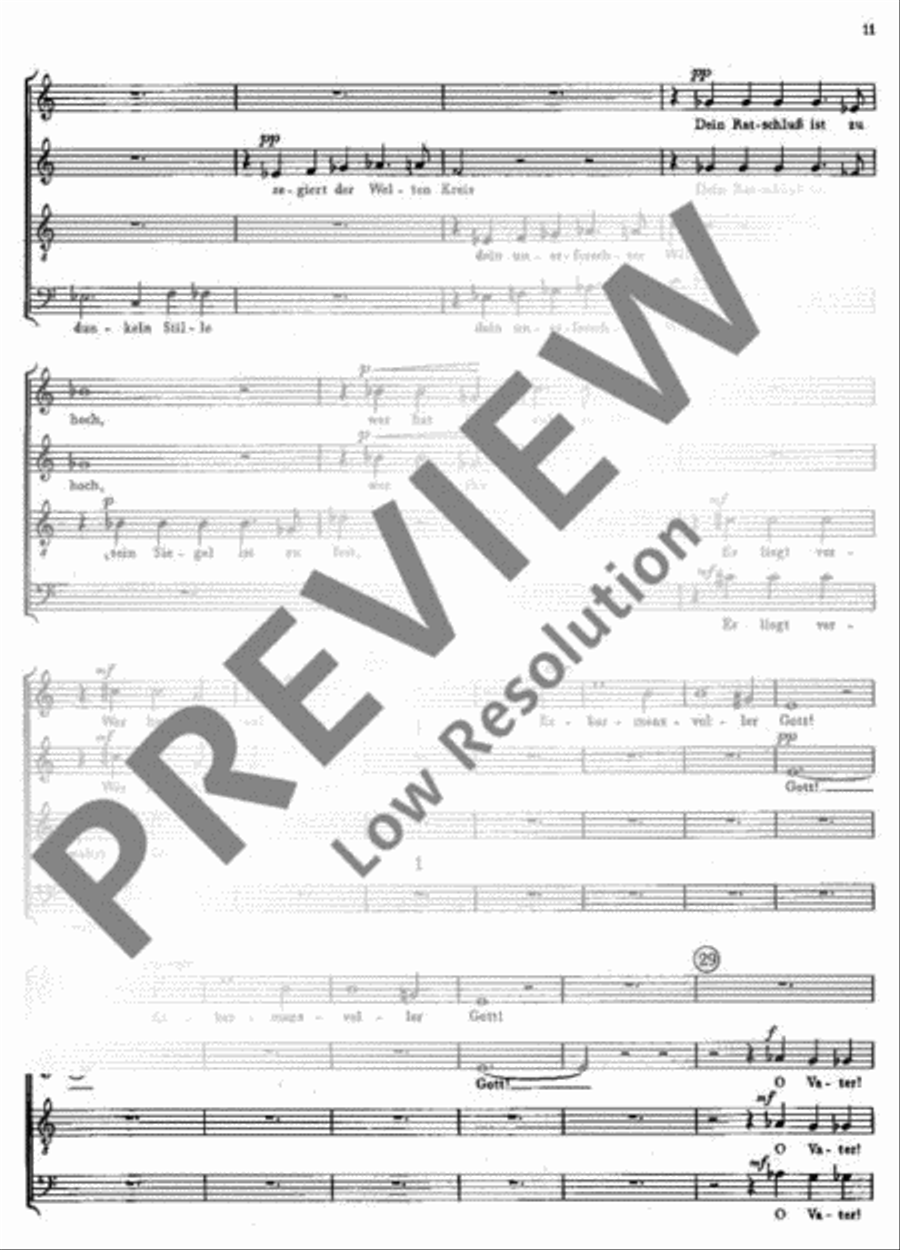 Kantate Nr. 8 4-Part scores gallery preview page 10