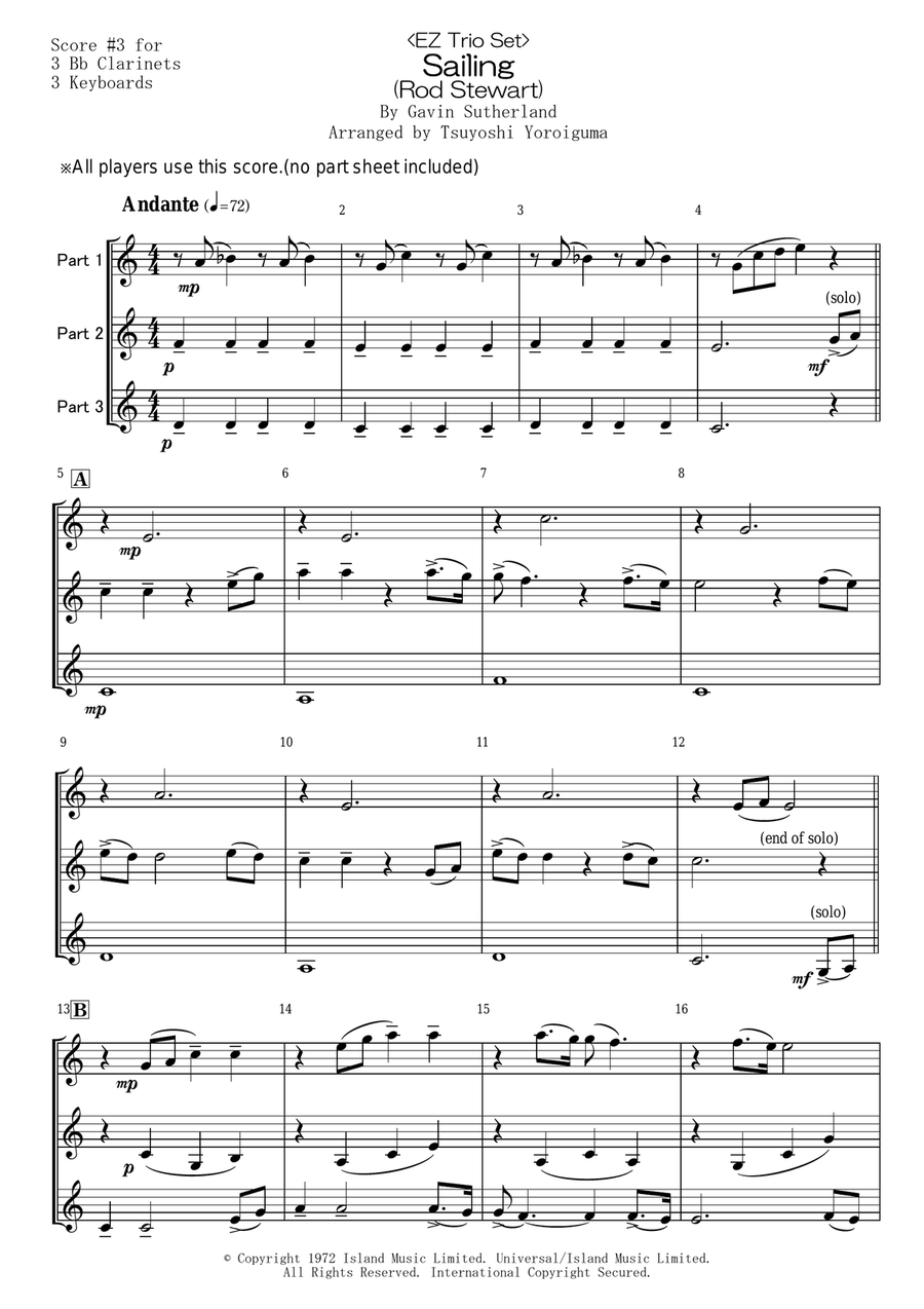 Sailing Brass Ensemble scores gallery preview page 5