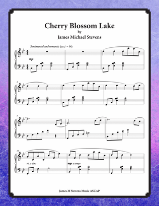 Book cover for Cherry Blossom Lake