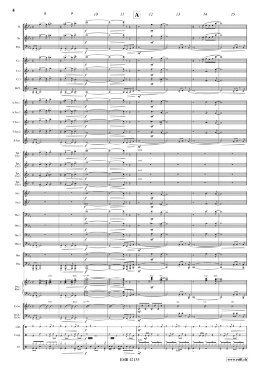 Never Say Never Again Never Say Never Again Concert Band scores gallery preview page 4