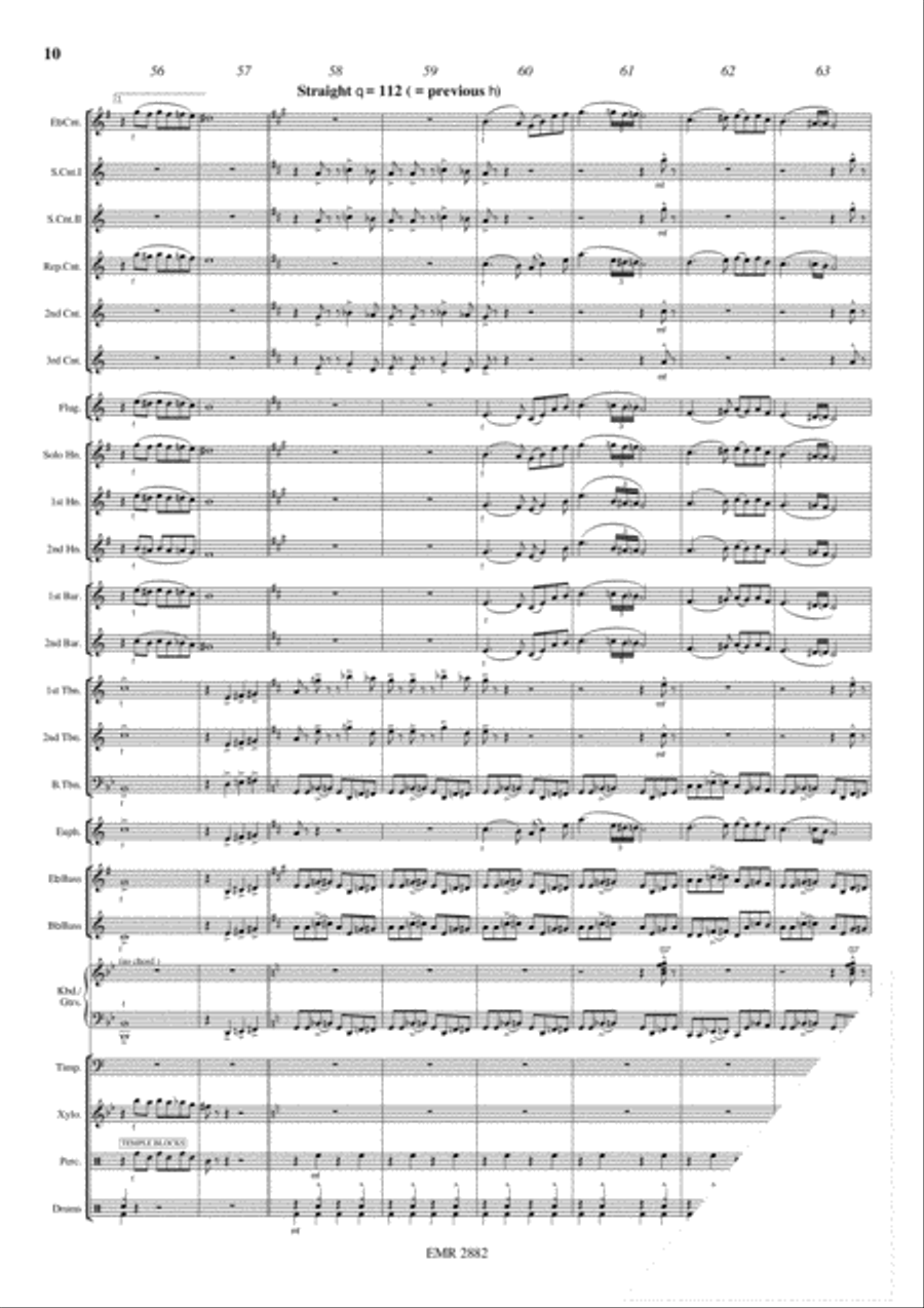 Battle Hymn Of The Republic Brass Band scores gallery preview page 11