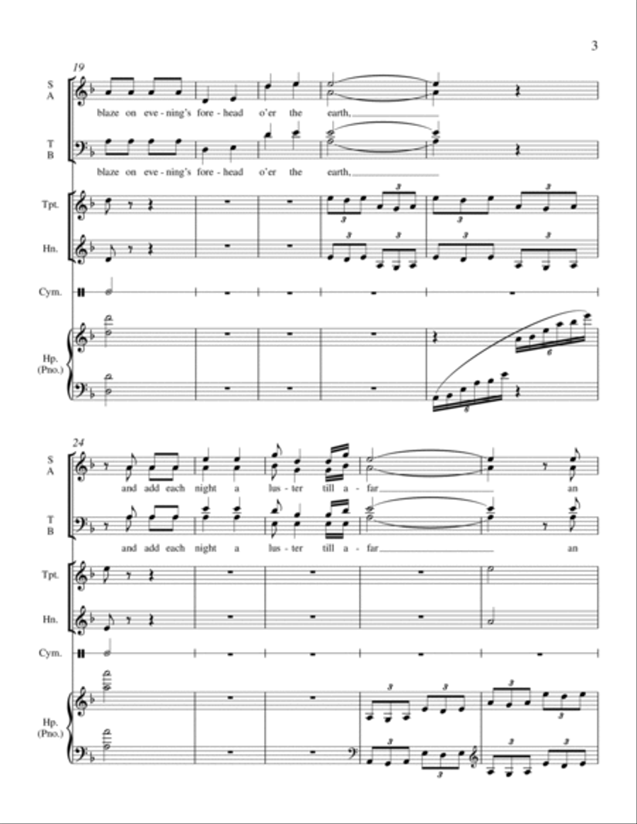 Kindle the Taper Kindle the Taper Choir scores gallery preview page 3
