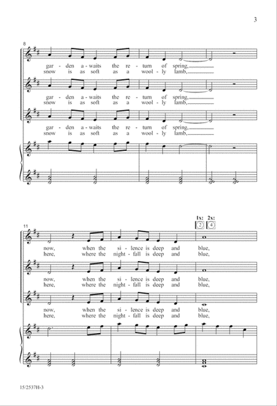 Beautiful December SSA scores gallery preview page 4