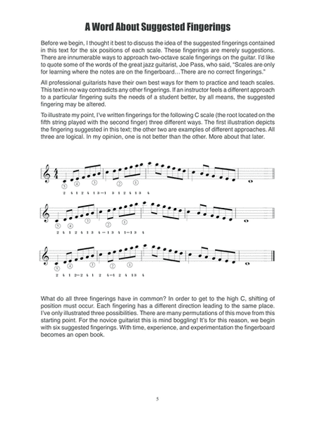 Scale & Arpeggio Studies for Guitar with Linear Examples