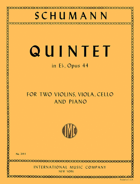 Robert Schumann: Quintet in E flat major, Op. 44