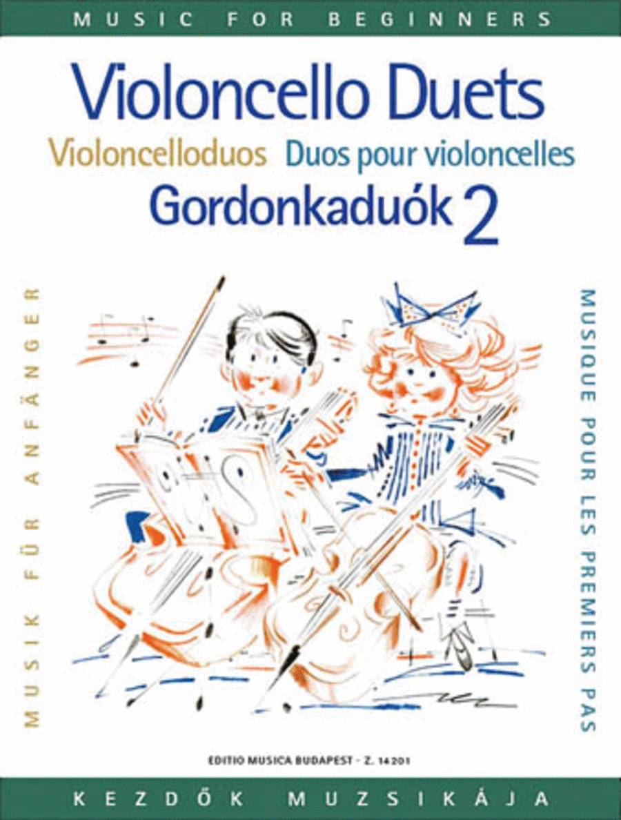 Violoncello Duos for Beginners – Volume 2 String Duet scores gallery preview page 1