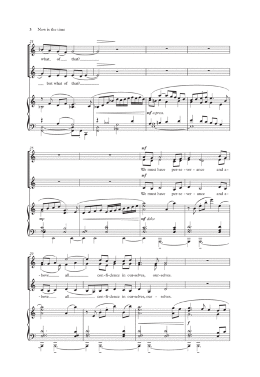 Now is the time (SSA) SSA scores gallery preview page 3