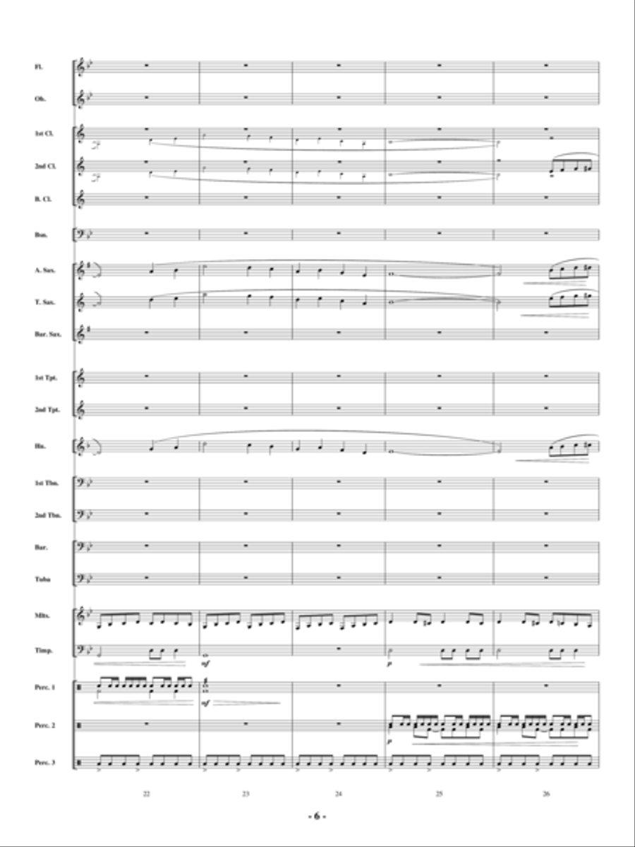 Repercussions Concert Band scores gallery preview page 5