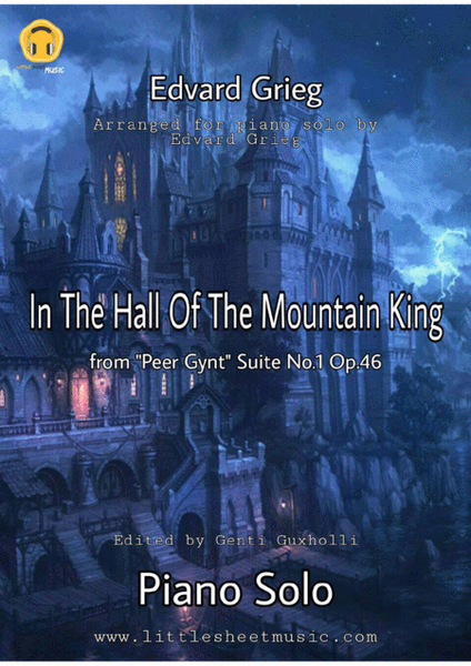 In The Hall Of The Mountain King (from "Peer Gynt" Suite No.1 Op.46) (Piano Solo) image number null