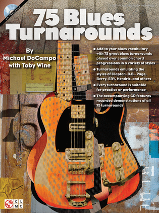 Book cover for 75 Blues Turnarounds