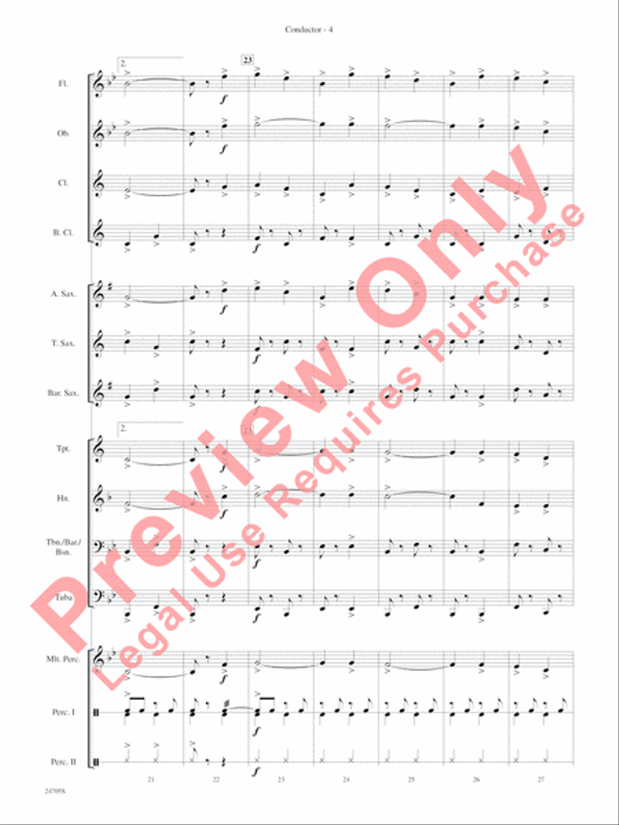 Belwin Beginning Band Kit #2 Concert Band scores gallery preview page 7