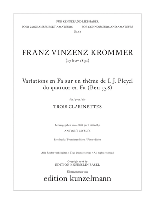 Variations on a Theme by I. J. Pleyel