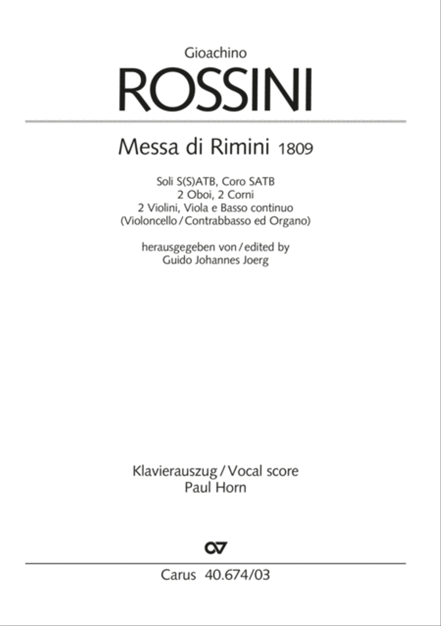 Messa di Rimini 4-Part scores gallery preview page 2