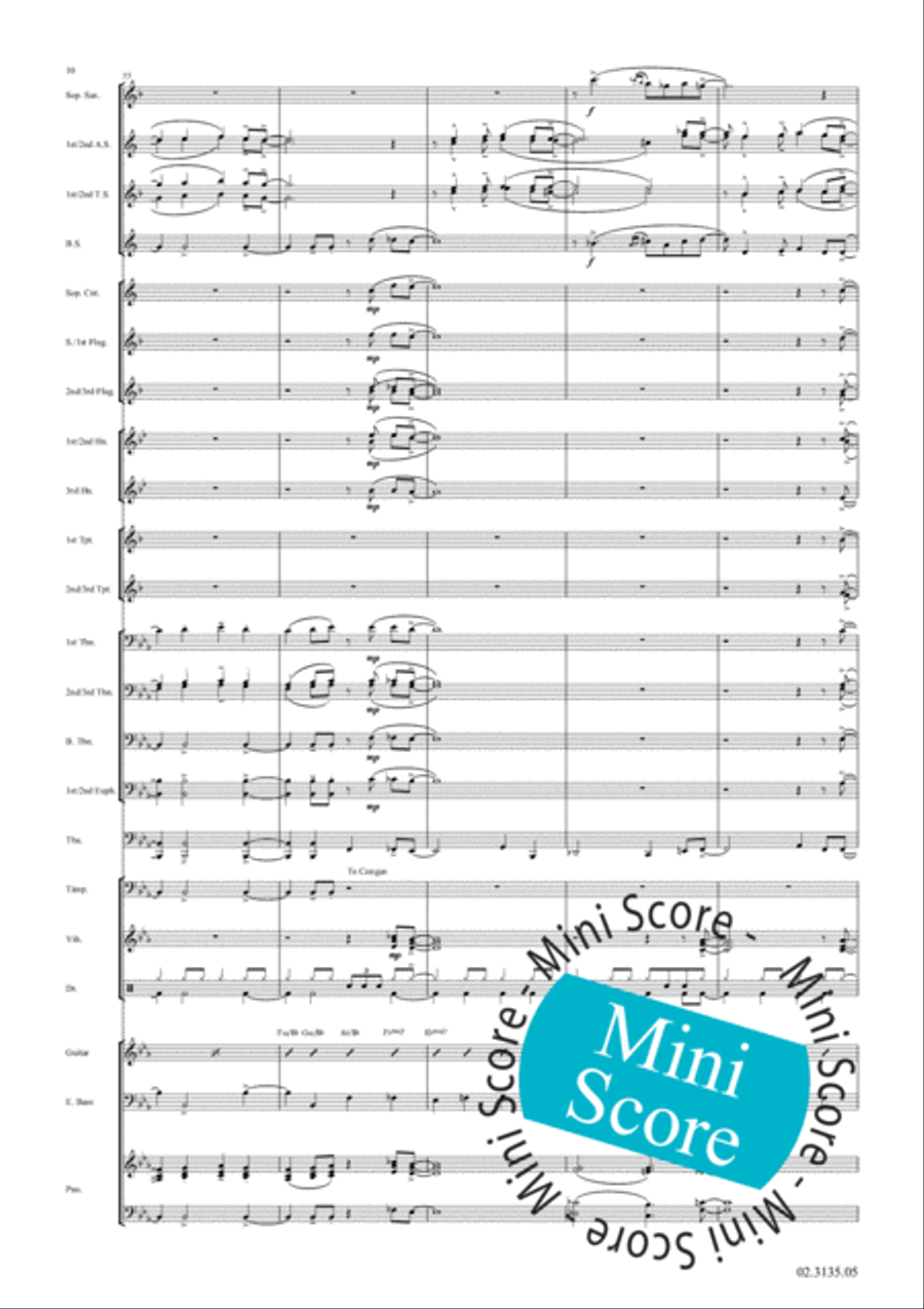 The Way You Look Tonight Fanfare Band scores gallery preview page 16