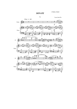 Book cover for Sonata for Flute and Piano - Score Only