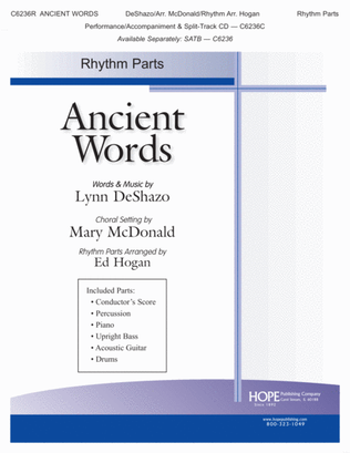 Book cover for Ancient Words