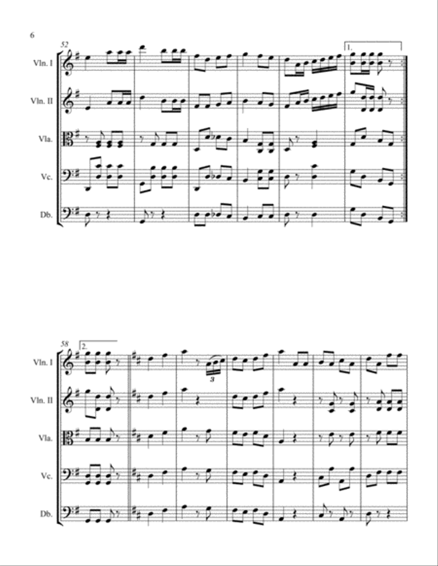 Look Out Quick-Step String Orchestra scores gallery preview page 6