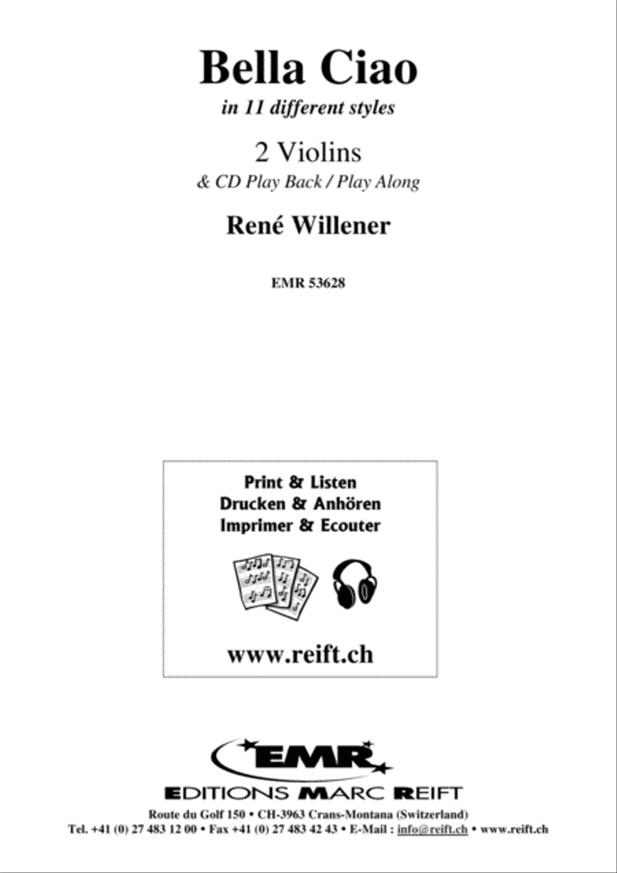 Bella Ciao Violin scores gallery preview page 2