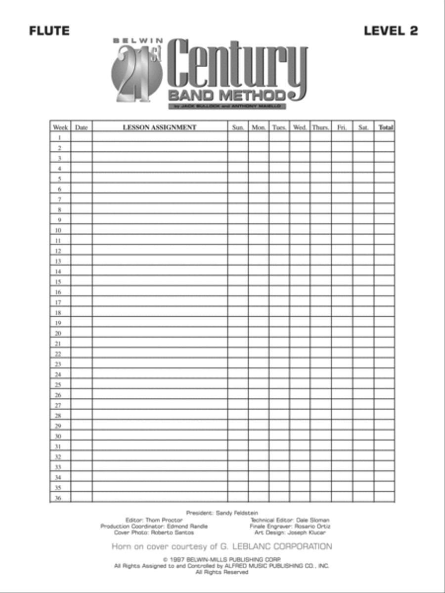 Belwin 21st Century Band Method, Level 2 Concert Band Methods scores gallery preview page 2
