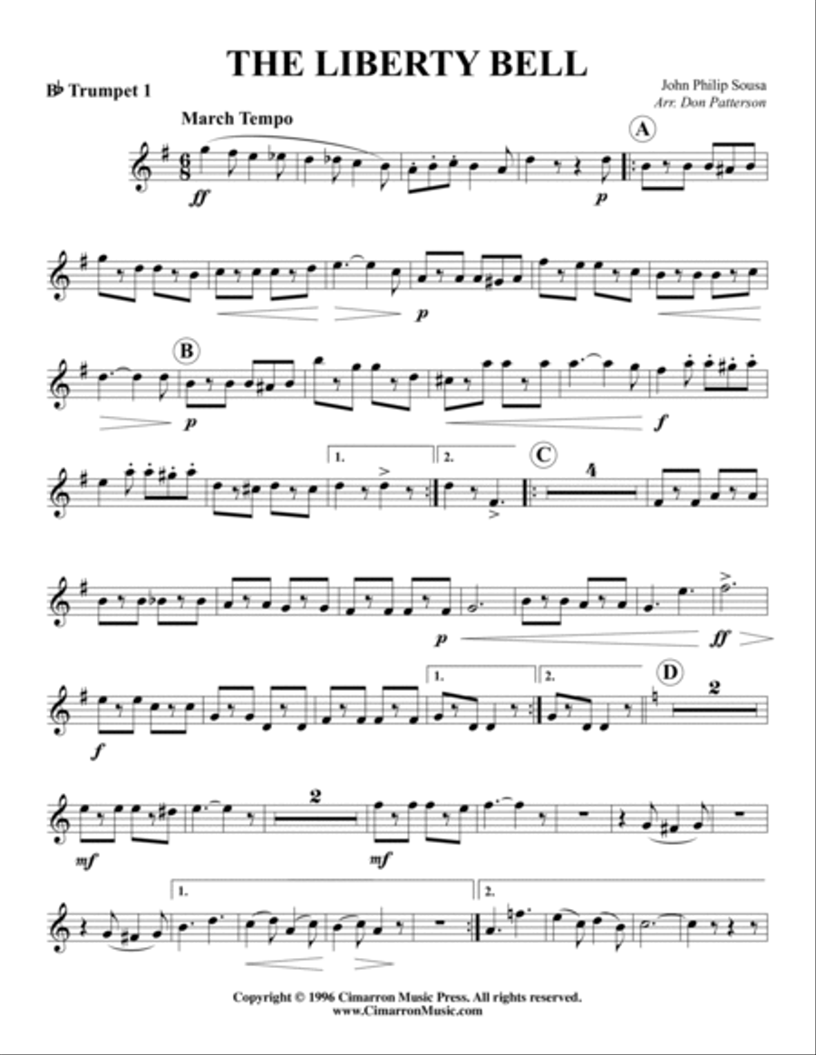 Liberty Bell Brass Quintet scores gallery preview page 5
