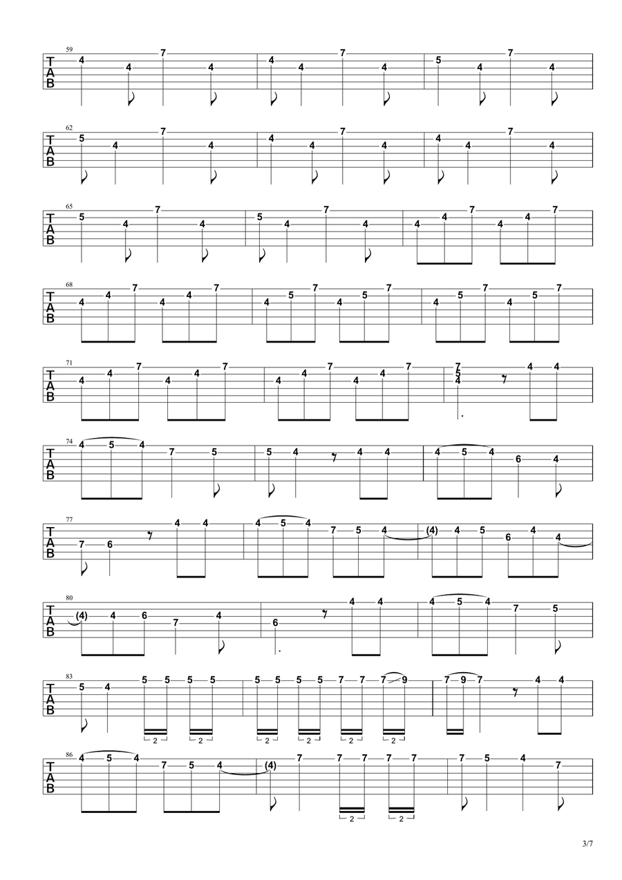 Pájaro Campana (Bellbird, Paraguayan Polka) Acoustic Guitar scores gallery preview page 3