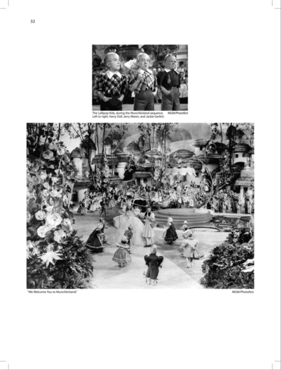 The Wizard of Oz -- 70th Anniversary Deluxe Songbook Piano Solo scores gallery preview page 4