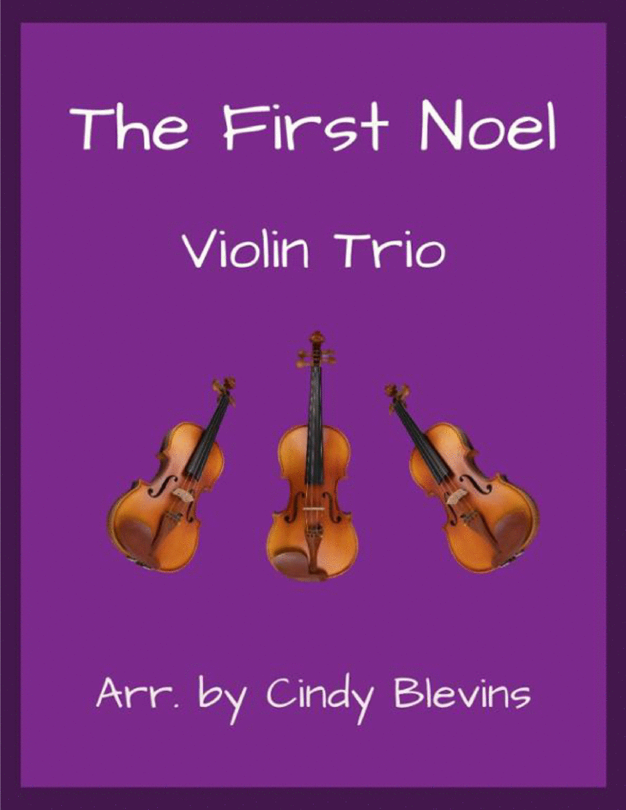 The First Noel, for Violin Trio String Trio scores gallery preview page 1