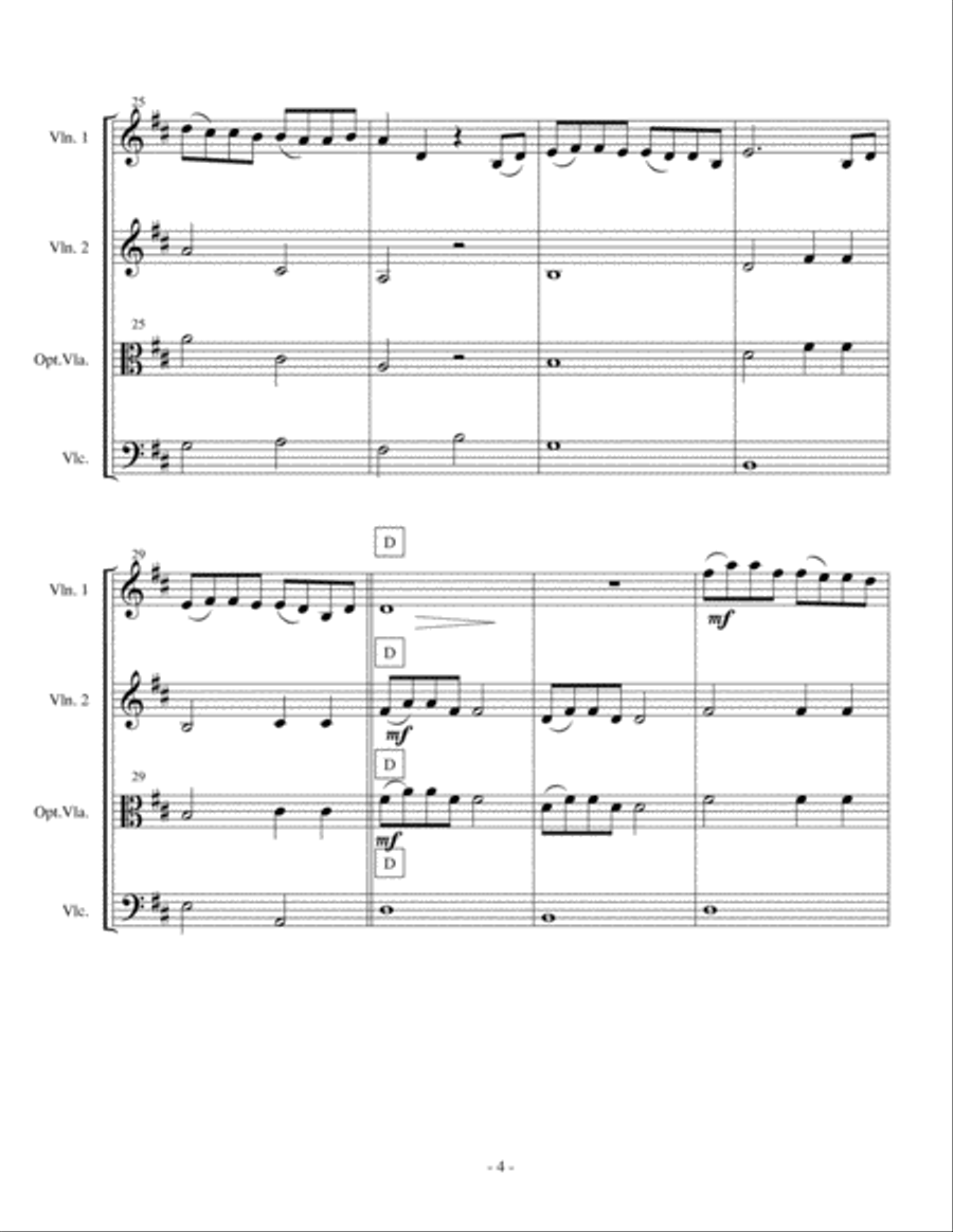 Colors Of The Wind String Trio scores gallery preview page 4