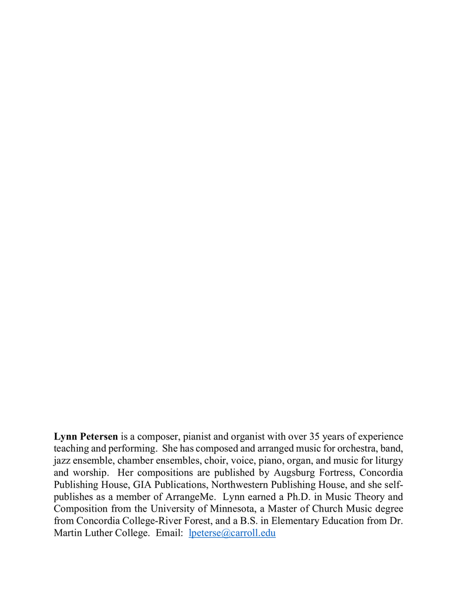 Christ the Lord Is Risen Today (LLANFAIR) Small Ensemble scores gallery preview page 4