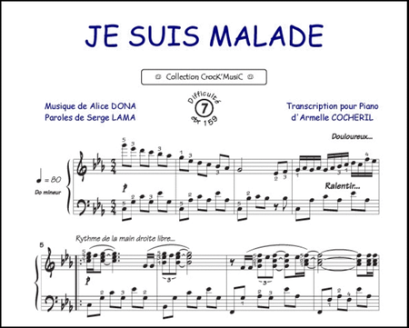 Je suis malade (Collection CrocK'MusiC)