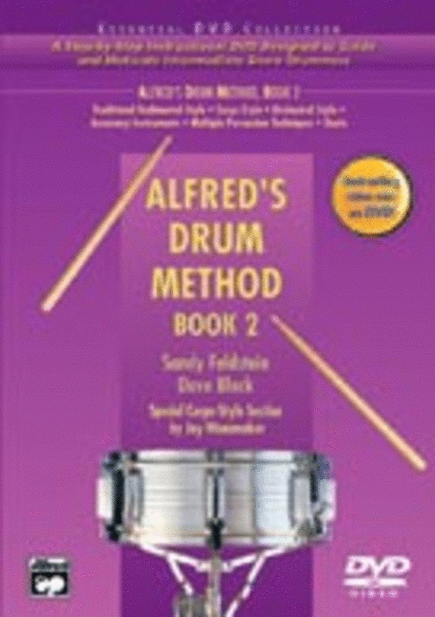 Alfreds Drum Method Book 2 Book/Dvd Hard Case
