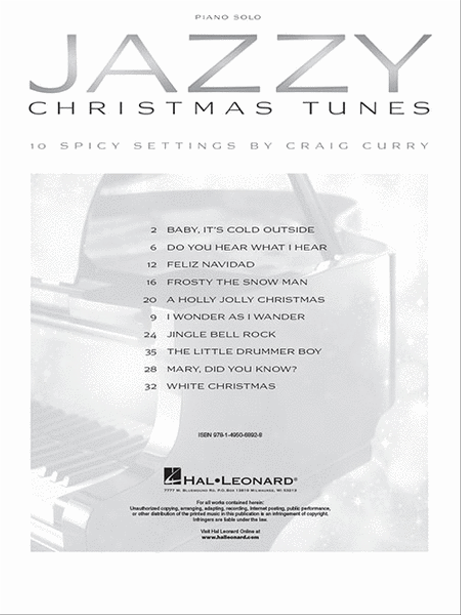 Jazzy Christmas Tunes Piano Solo scores gallery preview page 2