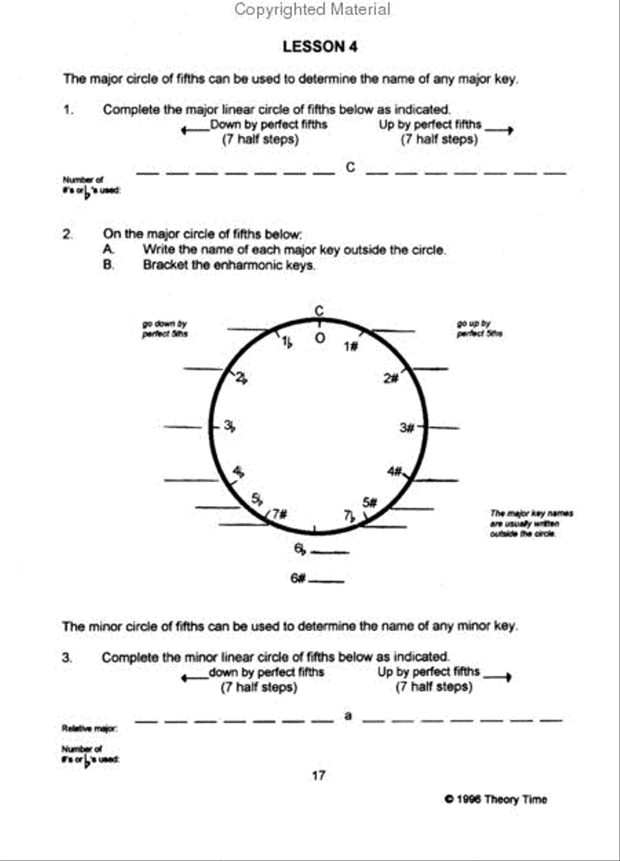 Theory Time Grade 11 Workbook Piano Method scores gallery preview page 3