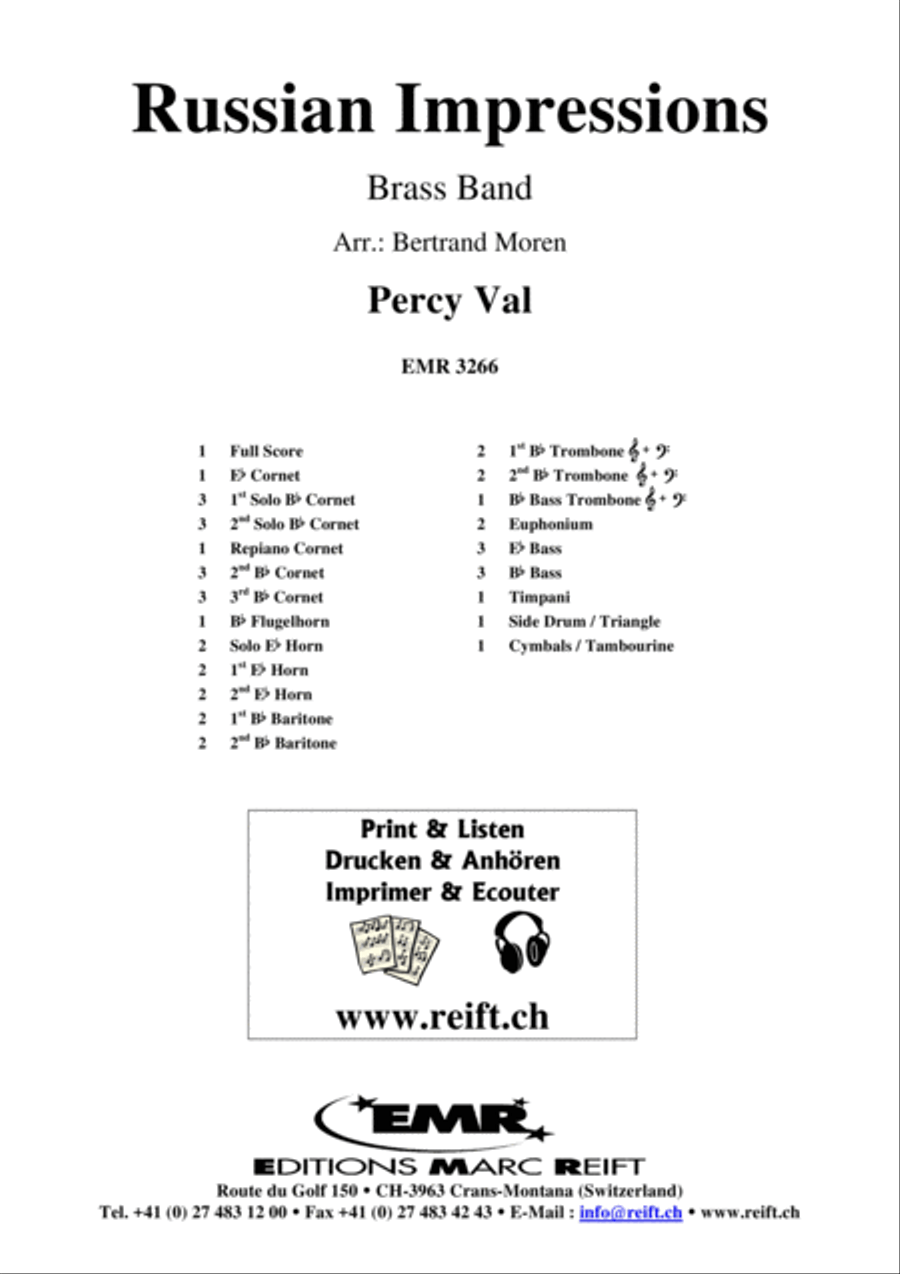Russian Impressions Russian Impressions Brass Band scores gallery preview page 2