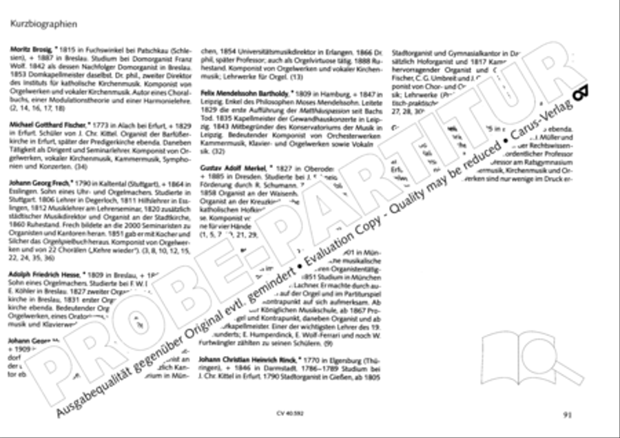 Free Organ Music from the Romantic Period, Vol. II (Freie Orgelmusik der Romantik, Band II) Organ scores gallery preview page 92
