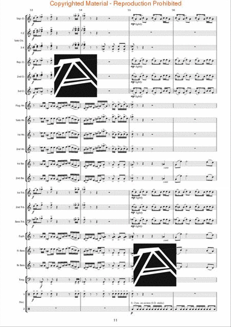 Surround Sound Brass Band scores gallery preview page 12