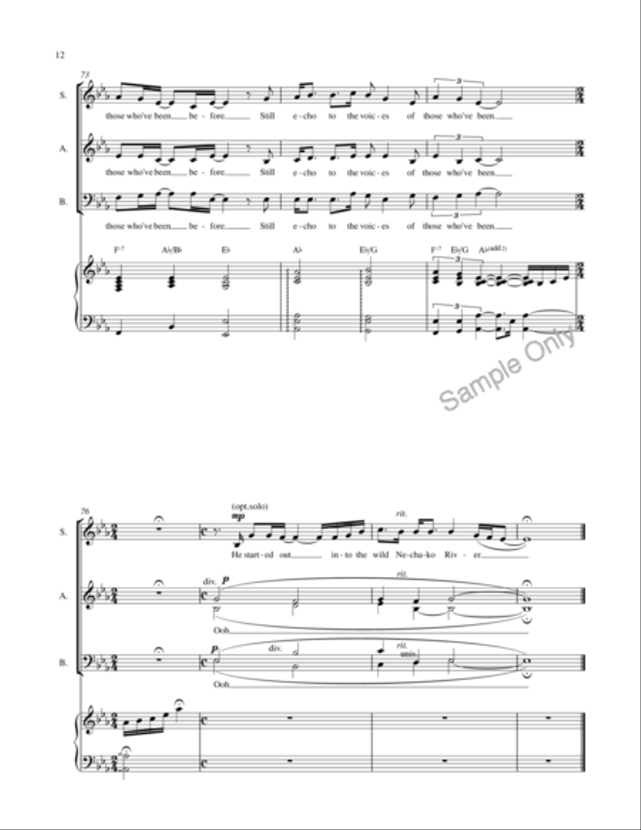Ghost Of Simon Fraser Doesn't Exist 3-Part scores gallery preview page 4