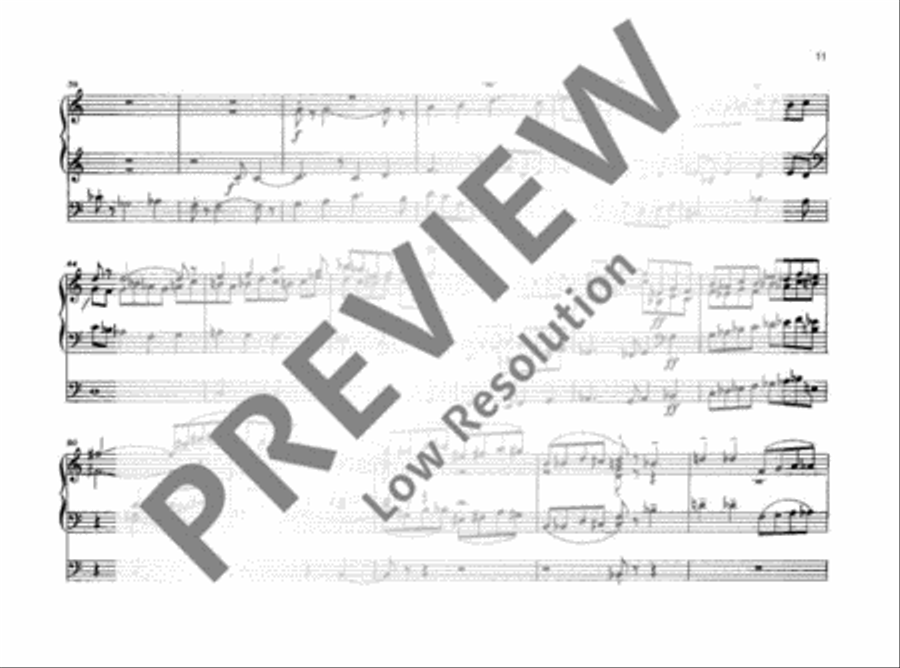 Lydische Toccata und Fuge Organ scores gallery preview page 12