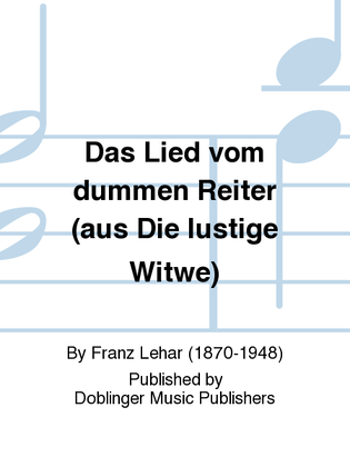 Book cover for Das Lied vom dummen Reiter (aus Die lustige Witwe)