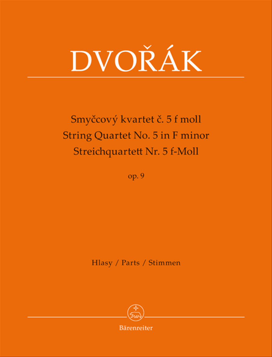 String Quartet Nr. 5 F minor op. 9 String Quartet scores gallery preview page 1