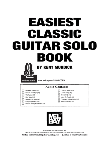 Easiest Classic Guitar Solo Book image number null
