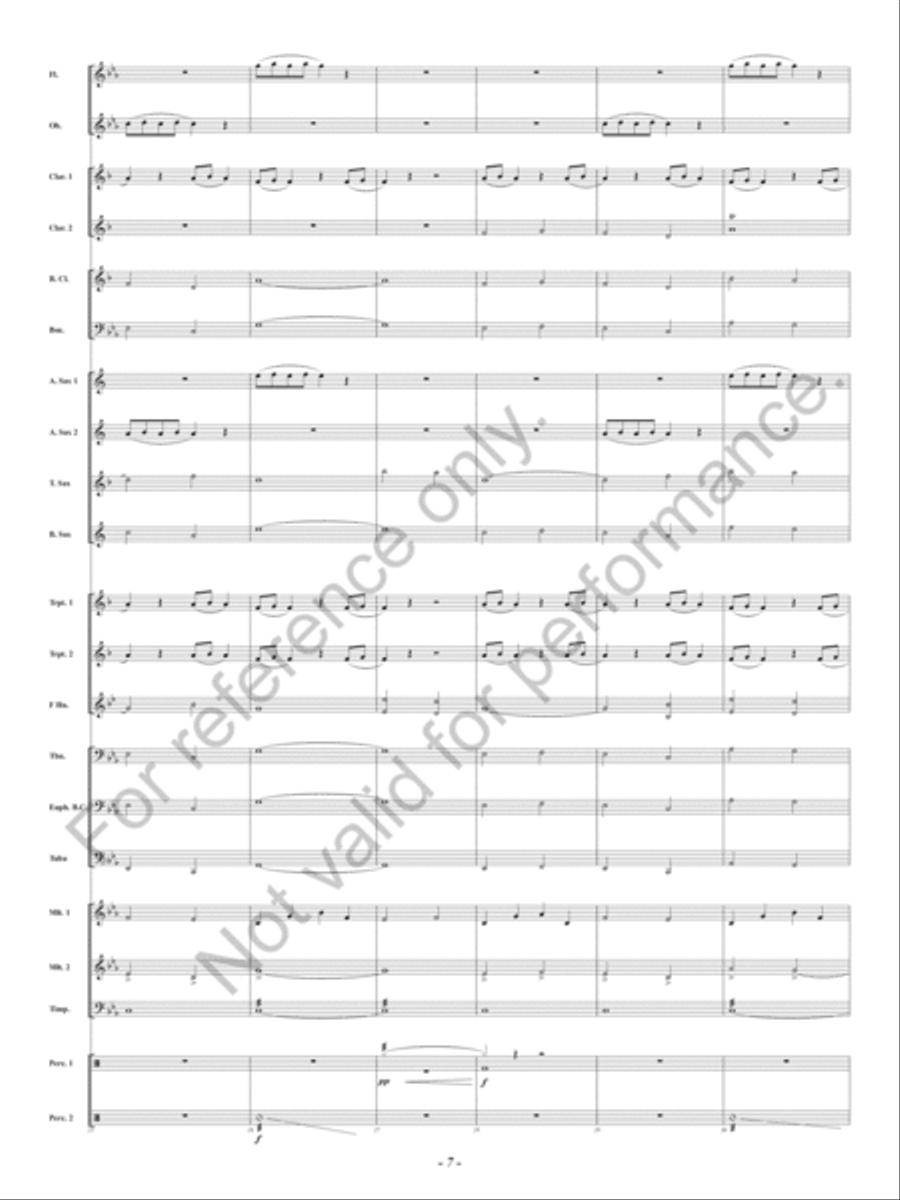 Jellyfish Concert Band scores gallery preview page 8