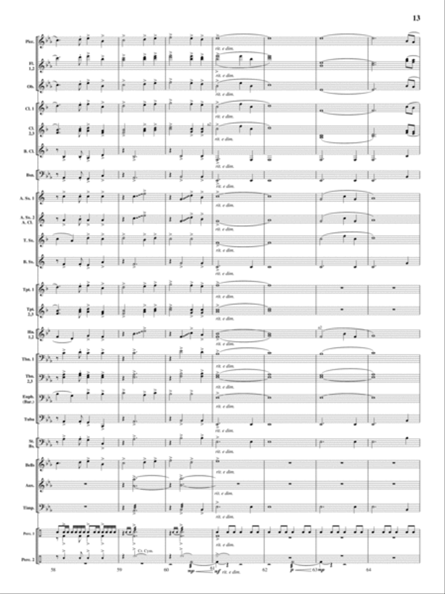 On Wings of Magic On Wings of Magic Concert Band scores gallery preview page 12