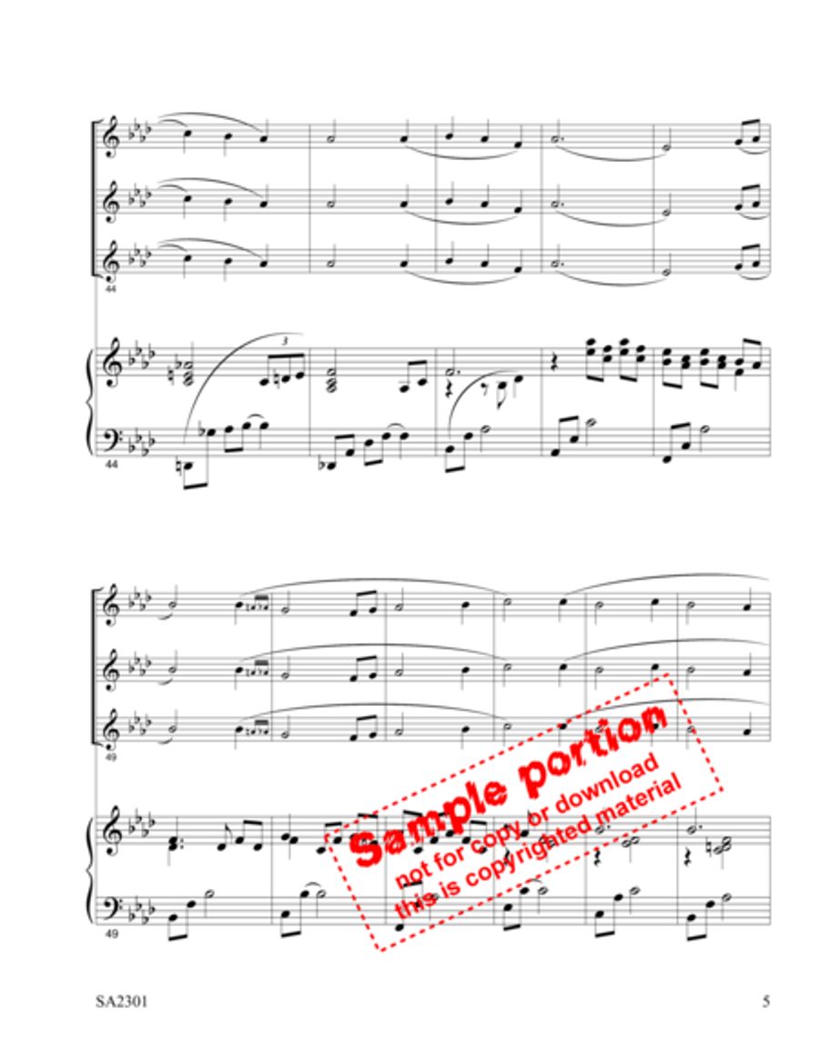 In The Garden Flute scores gallery preview page 4