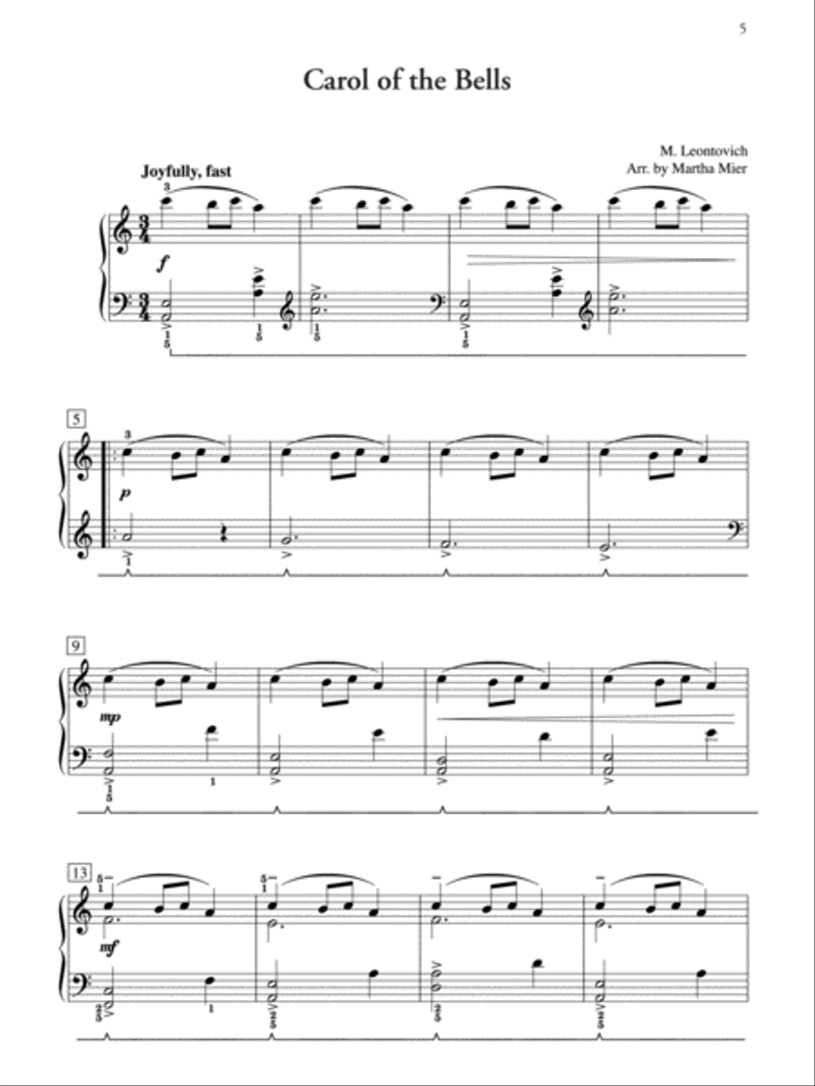 Christmas Kaleidoscope, Book 1 Piano Solo scores gallery preview page 4