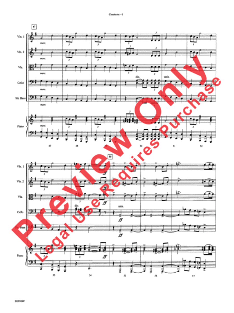 Star Wars (Main Theme) String Orchestra scores gallery preview page 20