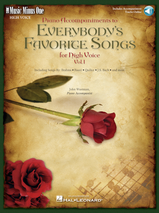 Book cover for Everybody's Favorite Songs – High Voice, Vol. I