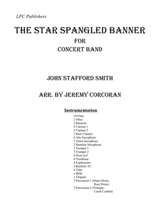 The Star Spangled Banner for Concert Band
