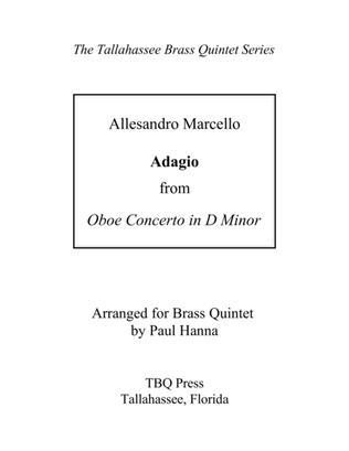 Adagio from Oboe Concerto in D Minor